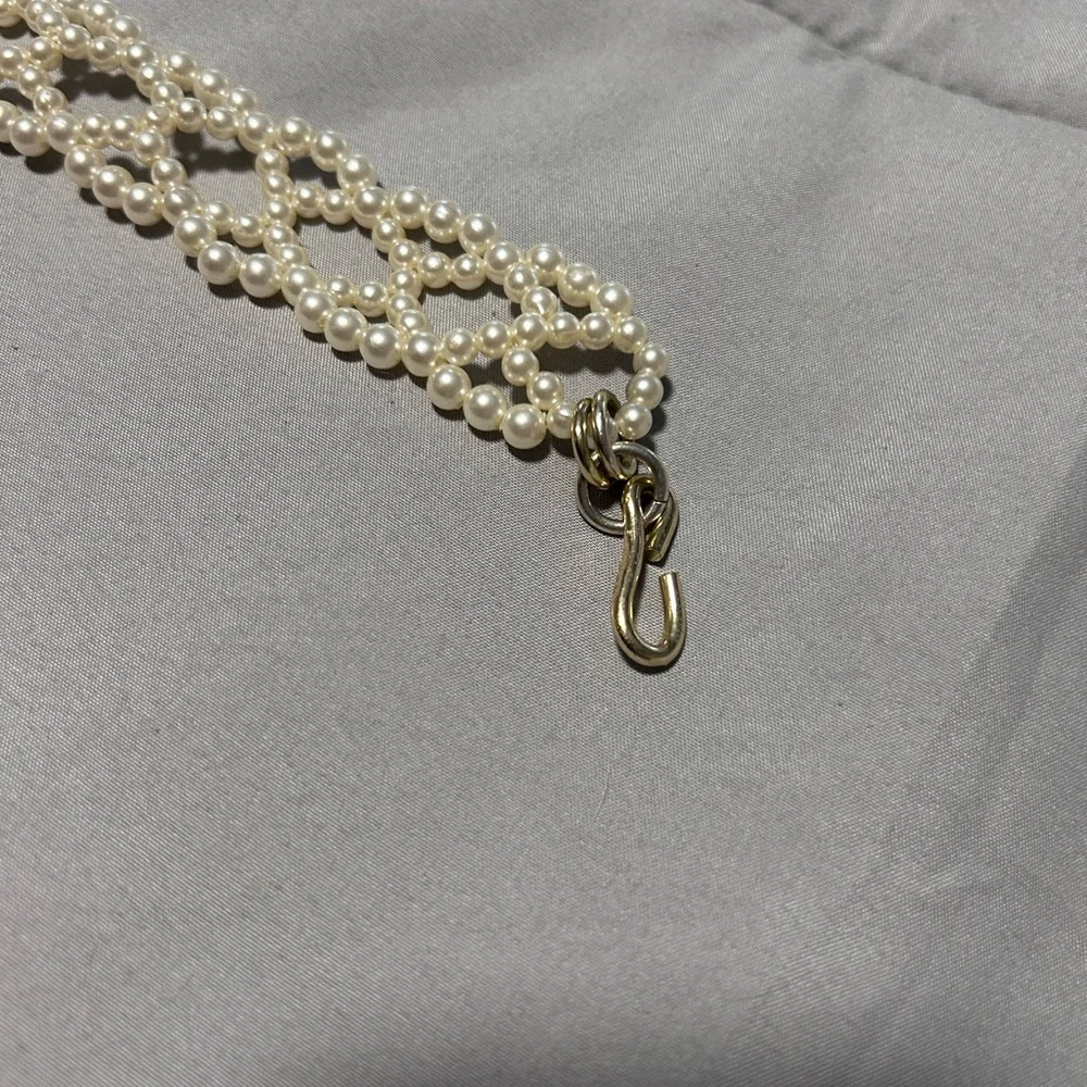 Women’s Classic Faux Pearl Dress Belt
